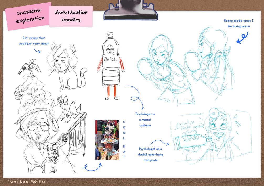 Early Cherise Sketches