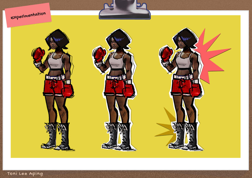 Boxing Sequence Concept Art