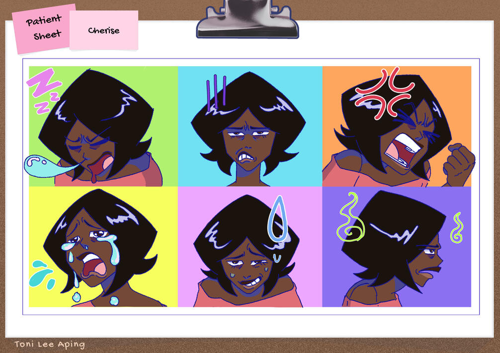 Cherise Expression Sheet