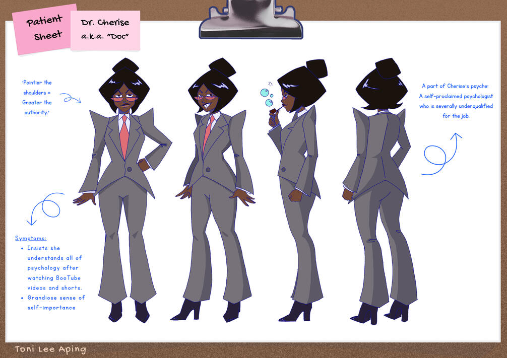 Dr. Cherise Model Sheet